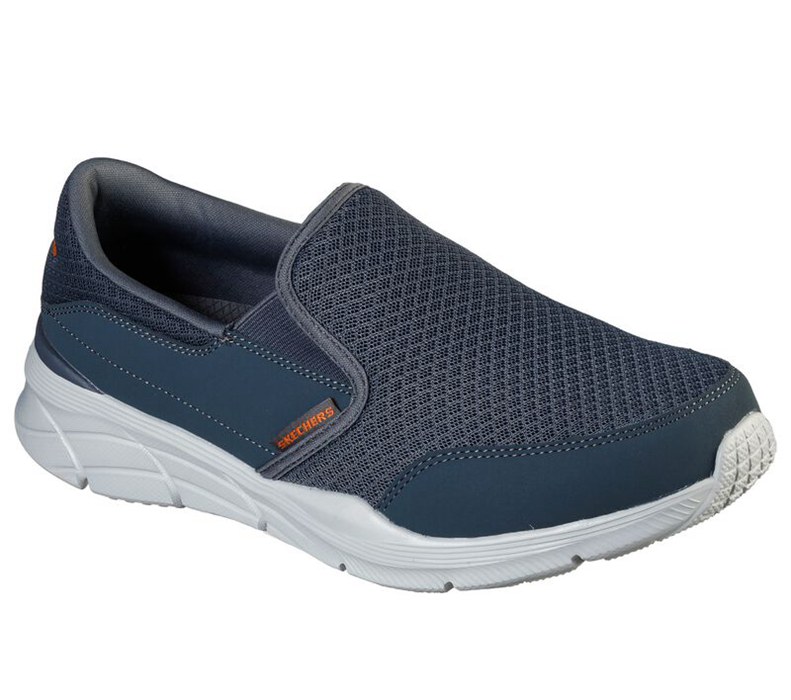 Skechers Herr Grå/Orange Slip On - Relaxed Fit: Equalizer 4.0 - Persisting - Sverige (XPNJR-3489)